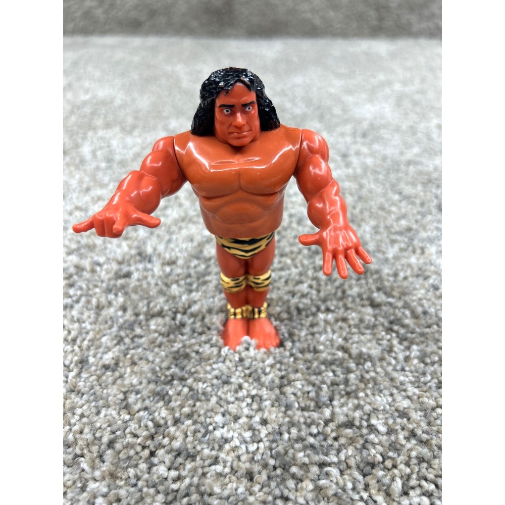 Vintage 1991 Hasbro WWF Jimmy Superfly Snuka Action Figure Wrestling Toy